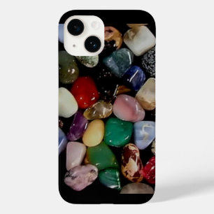Coque Pour iPhone 14 Pierres Gem Colorées