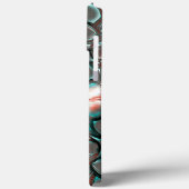 Coques Case-Mate iPhone Pierres grises mat de fusion virtuelle en cuivre (Verso / Gauche)