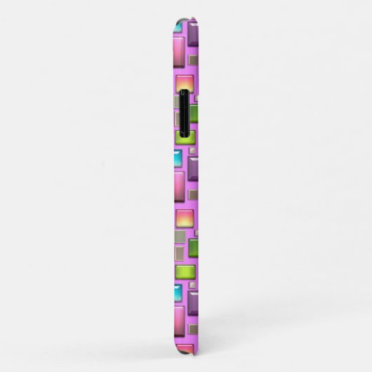 Coques Case-Mate iPhone Pierres précieuses et mère de perle (Dos/Droite)