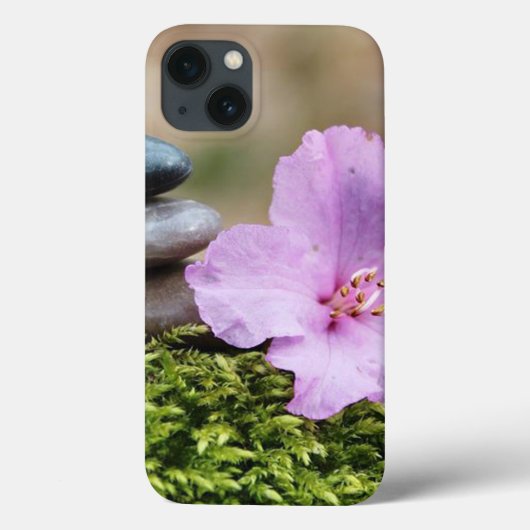 Coques Case-Mate iPhone Pierres Zen, méditation florale  (Verso)