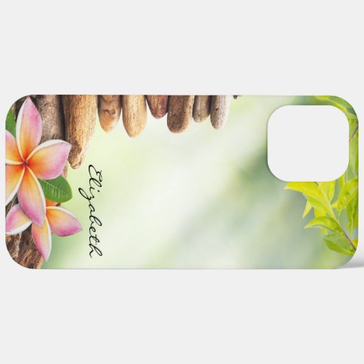 Coques Case-Mate iPhone Pierres Zen, Méditation, Paysage (Retour (horizontal))