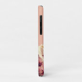 Coques Case-Mate iPhone Pierres Zen Noires Fleurs (Dos/Gauche)