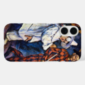 Coques Case-Mate iPhone Pierrot et Arlequin, Mardi Gras par Paul Cezanne (Verso (horizontal))