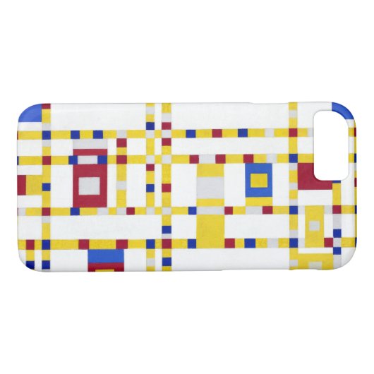 Coques Case-Mate iPhone Piet Mondrian Broadway Boogie Woogie (Dos (Horizontal))