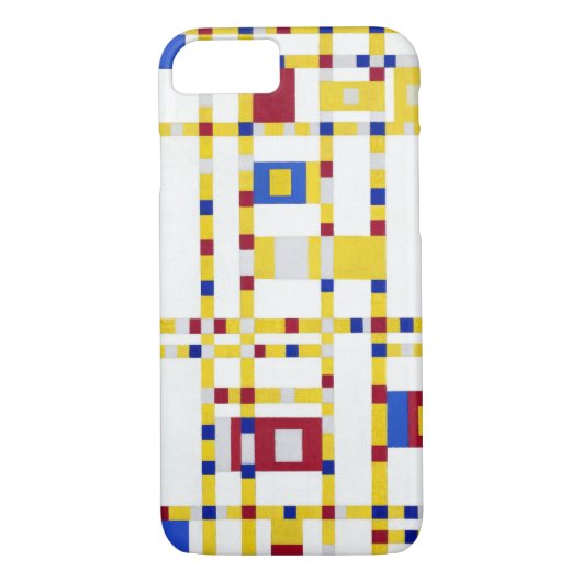 Coques Case-Mate iPhone Piet Mondrian Broadway Boogie Woogie (Dos)