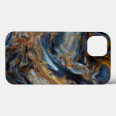 Coques Case-Mate iPhone Pietersite tachetée noire (Verso (horizontal))