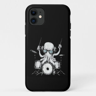 Case-Mate iPhone Case Pieuvre Jouant de la Batterie Joueur de Tambour Ba
