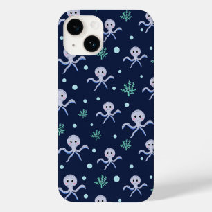 Coque Pour iPhone 14 Pieuvre sous le motif enfants de la mer