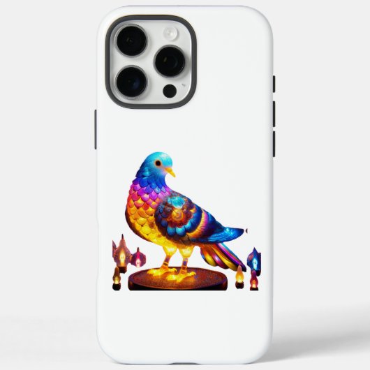 Coques Case-Mate iPhone Pigeon urbain rayonnant (Verso)