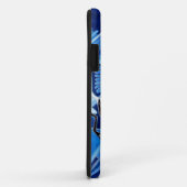 Coques Case-Mate iPhone Pigeons de cordonnier en bleu de Cerulean (Dos/Droite)