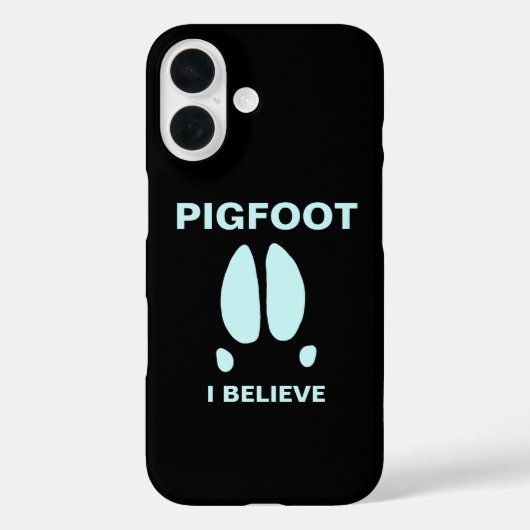 Coques Case-Mate iPhone Pigfoot - Je crois (Verso)