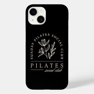 Coque Pour iPhone 14 Pilates amoureux groupe social club noir esthétiqu
