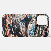 Coques Case-Mate iPhone Pile de bateau en bois marron et bleu (Verso (horizontal))
