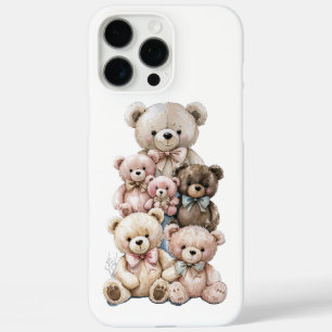 Coques iPhone 16 Pro Max Pile de Nounours mignons