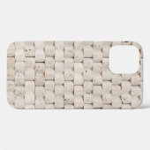 Coques Case-Mate iPhone Pile de planches en bois brun (Verso (horizontal))