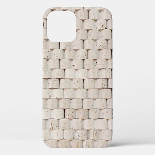 Coques Case-Mate iPhone Pile de planches en bois brun (Verso)