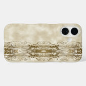 Coques Case-Mate iPhone Piliers d'or (Verso (horizontal))