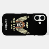 Coques Case-Mate iPhone Pilote Cool Volant,Crâne & Ailes, Aviation (Verso (horizontal))