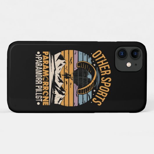 Coques Case-Mate iPhone Pilote de paramoteur Paramotoring (Dos (Horizontal))