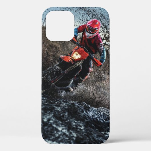 Coques Case-Mate iPhone Pilote de vélo droit jetez l'oreiller (Verso)