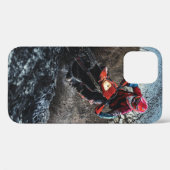Coques Case-Mate iPhone Pilote de vélo droit jetez l'oreiller (Verso (horizontal))