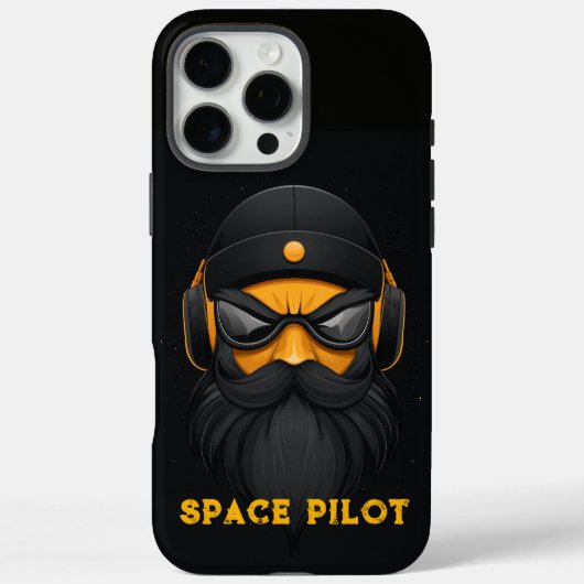 Coques Case-Mate iPhone Pilote d'espace noir (Verso)