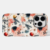 Coques Case-Mate iPhone Pin de Vacances et ornements personnalisés (Verso (horizontal))