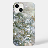 Coques Case-Mate iPhone Pin neigeux hiver (Verso)