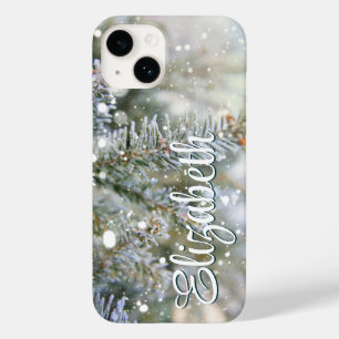 Coque Pour iPhone 14 Pin neigeux hiver
