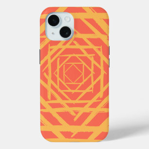 Coque Pour iPhone 15 Pinceau en carrés