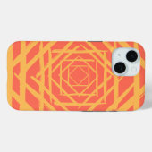 Coques Case-Mate iPhone Pinceau en carrés (Verso (horizontal))