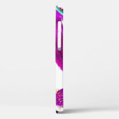 Coques Case-Mate iPhone Pinceau Ultra Violet : Art Abstrait (Verso / Gauche)