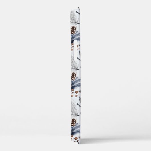 Coques Case-Mate iPhone Pine Cones & Pine Needles Aquarelles Motif (Verso / Droite)