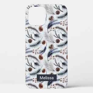Case-Mate iPhone Case Pine Cones & Pine Needles Aquarelles Motif