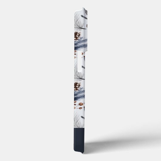 Coques Case-Mate iPhone Pine Cones & Pine Needles Aquarelles Motif (Verso / Droite)