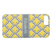 Coques Case-Mate iPhone Pineapple Dk Gray Moroccan #5DS Char (Dos (Horizontal))