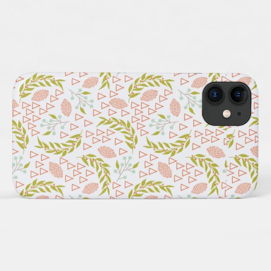 Coques Case-Mate iPhone Pinecones & Triangle Design (Dos (Horizontal))