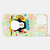 Coques Case-Mate iPhone Pingouin artistique (Verso (horizontal))