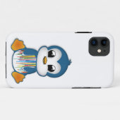 Coques Case-Mate iPhone Pingouin bleu orange mignon (Dos (Horizontal))