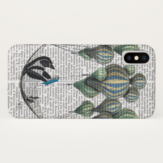 Coques Case-Mate iPhone Pingouin dans le ballon Hammock (Dos (Horizontal))