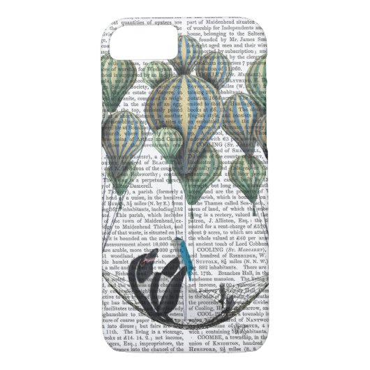 Coques Case-Mate iPhone Pingouin dans le ballon Hammock (Dos)