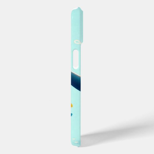 Coques Case-Mate iPhone Pingouin dansant avec un Casquette de fête (Verso / Droite)