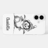 Coques Case-Mate iPhone Pingouin de Noël mignon, Joyeux bébé oiseau (Verso (horizontal))