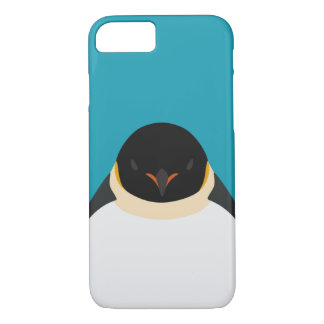 Coque iPhone 7 Pingouin d'empereur - illustration d'oiseau