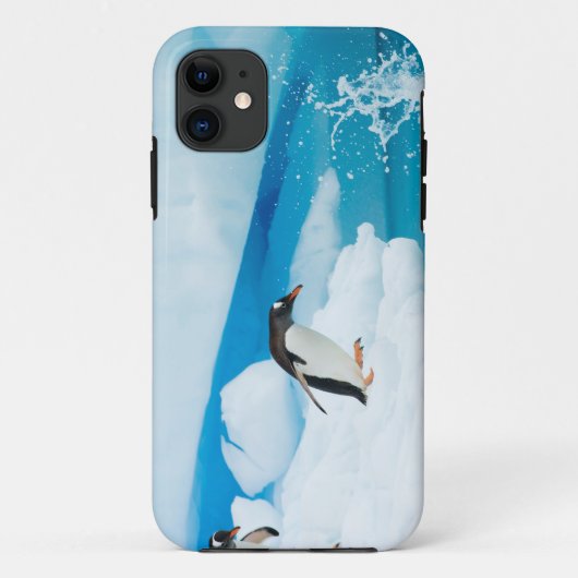 Coques Case-Mate iPhone Pingouin doux, Pygoscelis Papouasie, sauter (Dos)