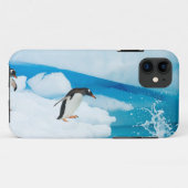 Coques Case-Mate iPhone Pingouin doux, Pygoscelis Papouasie, sauter (Dos (Horizontal))