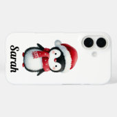 Coques Case-Mate iPhone Pingouin festif en Gay (Verso (horizontal))