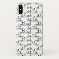 Pingouin Iceberg Party iPhone X Coque(choisir la c