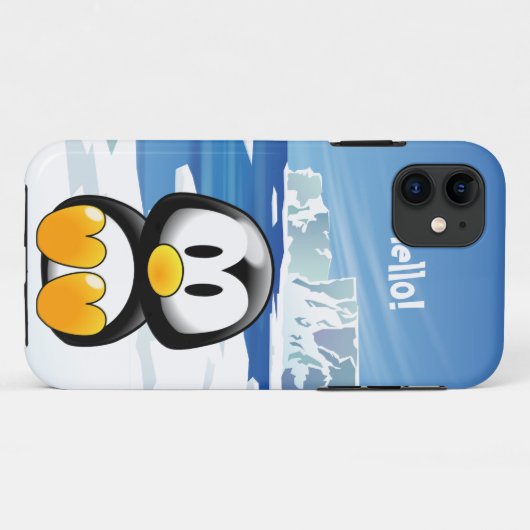 Coques Case-Mate iPhone Pingouin mignon (Dos (Horizontal))