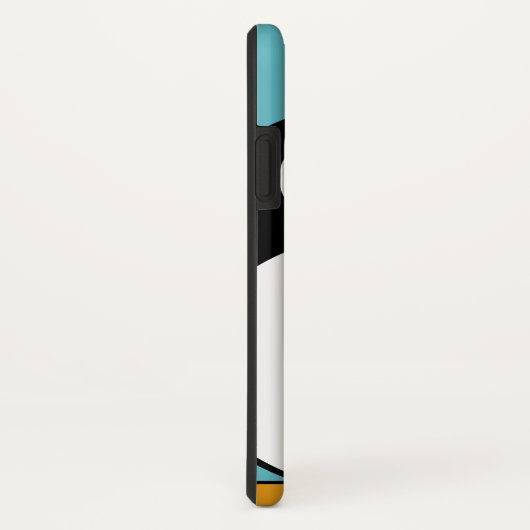 Coques Case-Mate iPhone Pingouin mignon de bande dessinée (Dos/Droite)